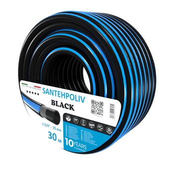 Шланг BLACK 3/4" x 30 м, 3х шар. (кратно 30) {30}