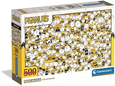 Пазл Clementoni: Peanuts — Impossible (500 елементів) — 35806