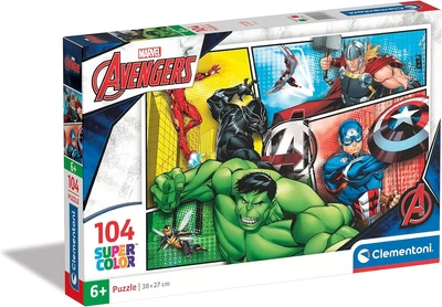 Пазл Clementoni: SuperColor — Marvel Avengers / Месники (104 елементи) — 27284