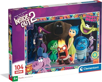 Пазл Clementoni: SuperColor — Disney Inside Out / Головоломка (104 элемента) — 25068