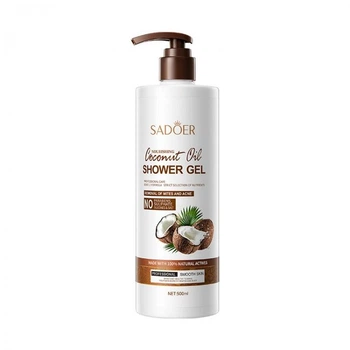 Гель для душу зволожуючий з кокосовою олією SADOER Coconut Shower Gel, 500 мл