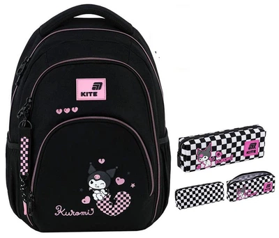 Рюкзак шкільний + пенал Kite Education teens Kuromi HK26-905M