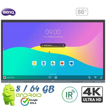 Інтерактивна панель BenQ RE8604 дисплей 86" Android 14 EDLA 8/64Gb