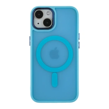 Чохол TPU+PC Space Magnetic Color with Magsafe для iPhone 14 Blue