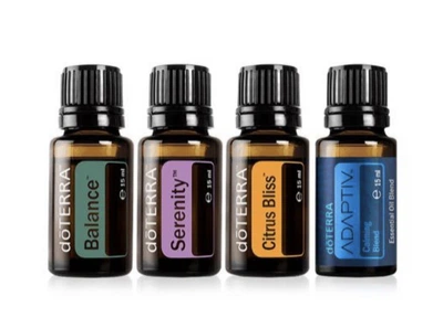 Набір ефірних олій DoTerra “Контроль настрою” чотири арома олії по 15 мл