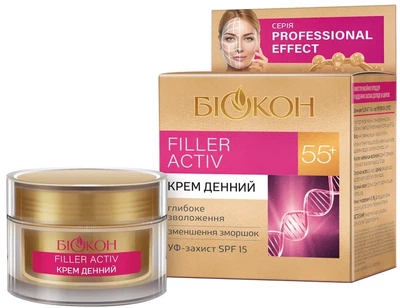 Крем Денний Біокон Professional Effect Filler Activ 55+ 50 мл
