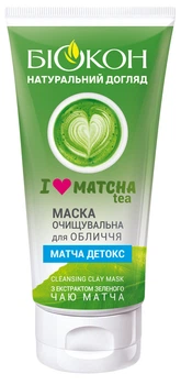 Маска для обличчя Біокон I love matcha tea очищувальна 75 мл