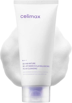Нежная пенка Celimax Relief Madecica pH Balancing Foam для умывания 150 мл