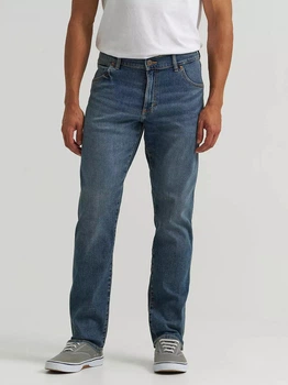 Джинсы Wrangler Slim Straight Jeans Color: Blue - Medium - Mid Wash 112342567 W38 L32