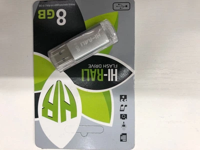 Накопитель USB 8GB Hi-Rali Rocket серый скорость передачи 5 Гбит/с совместимость с Windows