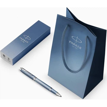 Ручка роллерная Parker IM Rituals Peaceful Blue CT RB + Пакет Parker Rituals