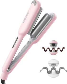 Плойка для волн TYMO ROVY COMPACT (25 мм) - Тройной плойка-волна для быстрого создания объемных пляжных локонов