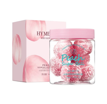 Hymey's Peach Sugar Ball Body Scrub - Сахарный скраб для тела в шариках с экстрактом персика
