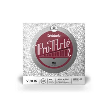 Струны для скрипки D'Addario Pro-Arte Violin String Set With Wound E 4/4 Scale Medium Tension (J56W 4/4M)