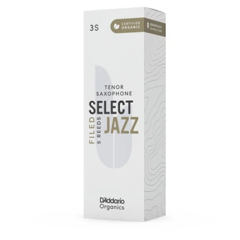 Трость для саксофона D'Addario Organic Select Jazz - Tenor Sax Filed 3S - 5 Pack (ORSF05TSX3S)