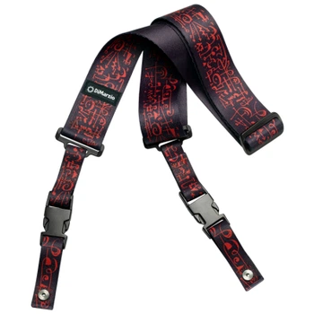 Ремень для гитары DiMarzio Steve Vai ClipLock Art Strap Black (DD2243)