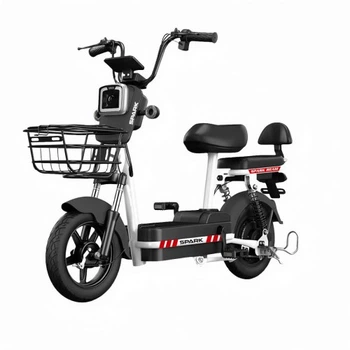 Велосипед с электромотором SPARK BEAM 14" 48V/400W/12Ah Черный