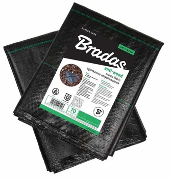 Агротканина проти бур'янів Bradas 70 г/м² 2.0 x 10 м Чорна (AT7020010)