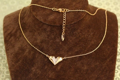 Набор Xuping Jewelry Сердце оригами 47 см золотистый
