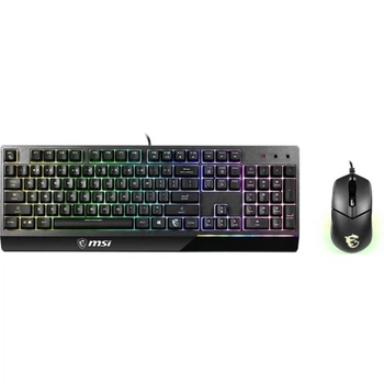 Комплект клавіатура та миша MSI Vigor GK30 COMBO UA USB, EN/UKR/RU, RGB, чорний