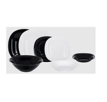 Сервіз Luminarc Carine 19 предметів White&Black