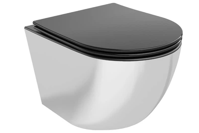 Подвесной унитаз MEXEN LENA SILVER BLACK MATT *