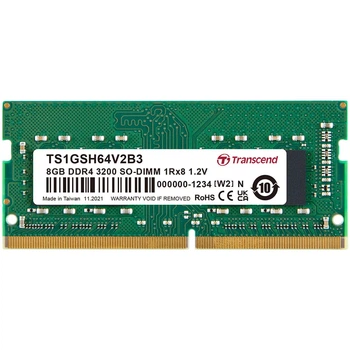 Оперативная память Transcend 8Gb DDR4-3200 PC4-25600 1Rx8 (TS1GSH64V2B3) SODIMM Non-ECC Small Outline - Б/У