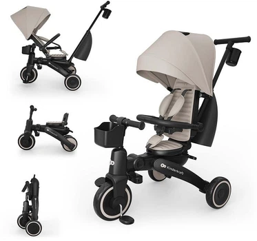 Дитячий 3-колісний велосипед Kinderkraft Jazz 3 Beige, 5902533929986