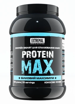 Протеїн Extremal Protein Max 650 г Кокосове печиво Протеїн Ізолят для М’язів і Схуднення