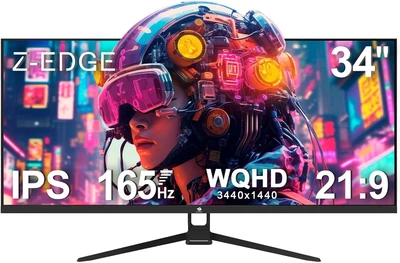 Монитор 34" Z-Edge UG34W 2K IPS 165 Гц Б/В