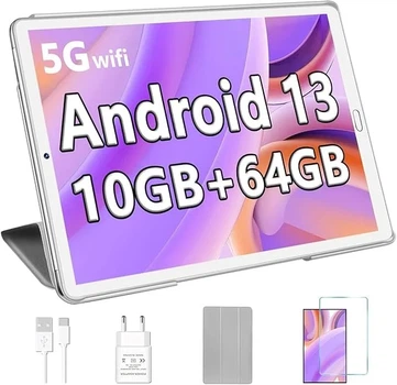 Планшет 10.1" Yestel X2 6+4/64Gb 8 ядер Android 13 6000 mAh Серый Б/В