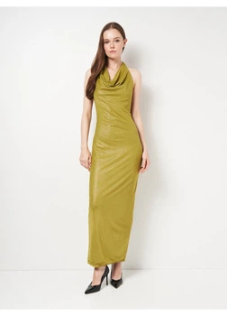 Платье boohoo 40 Салатовый hzz14039