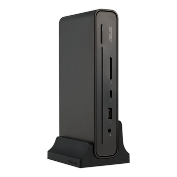 Док-станция Asus DC300 Triple Display USB-C Dock 2xUSB 3.1 Gen 1 1xDP 1xHDMI RJ-45 AUX SD Black (90XB08CN-BDS090)