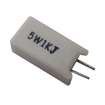 Резистор 1 kOhm 5W 5% с радиальными выводами (SQM50JB-1KR) - 278217