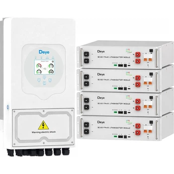 Система хранения энергии Deye SUN-8K-SG05LP1-EU 8kW + 4 АКБ SE-G5.1 Pro-B 20.4 kWh (51.2V/100Ah/5120Wh) [159364]
