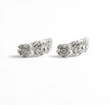 Сережки роза MaxiUvelir 8509