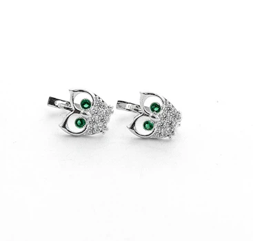 Серьги в виде сов MaxiUvelir 8791