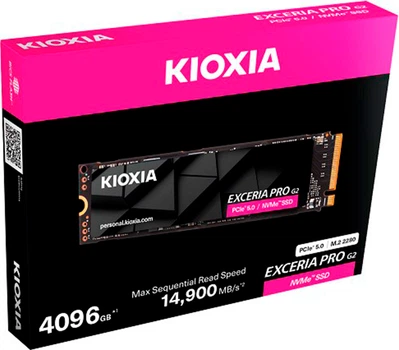 Dysk SSD KIOXIA Exceria Pro G2 2TB NVMe5.0 (LVE10Z2T04G8)