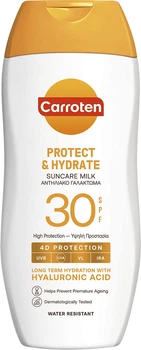Сонцезахисне молочко для тіла Carroten Protect & Hydrate SPF 30 200 мл (5201314180395)