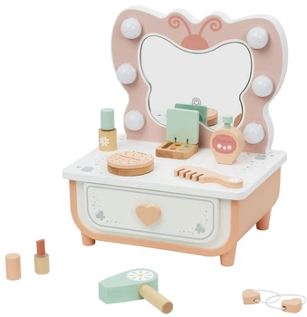 Дерев'яний туалетний столик Tooky Toy Маленької принцеси Метелик (6976831554828)