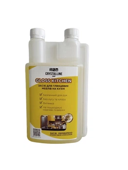 Засіб для миття фасаду кухні з глянцю Gloss kitchen, 1 літр