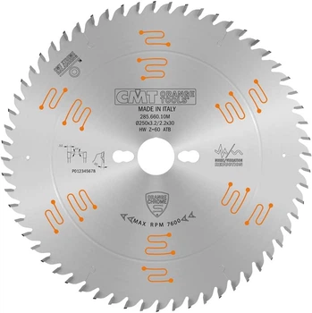 Диск пильний по дереву CMT 250x30x60T (285.660.10M)