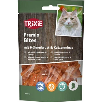 Лакомство для кошек Trixie Premio Catnip Chicken Bites с куриной грудкой и кошачьей мятой 50 г