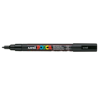 Маркер uni POSCA 0.9-1.3мм черный (PC-3M.Black)