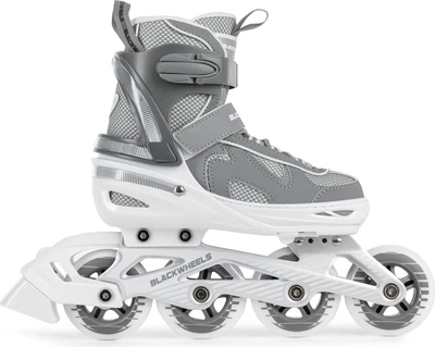 Роликовые коньки Blackwheels Flex Pro 34-37 серые