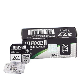Часовая серебряно-цинковая батарейка(377) Maxell SR-626SW-377
