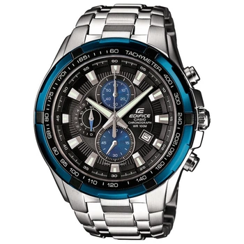 Мужские часы Casio EF-539D-1A2 Серебристые ( AT1141-0532 )