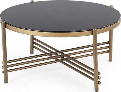 Ława Halmar ISMENA 80 cm Złoty (5905248107595)