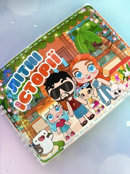 Аватар літні історії avatar world summer stories книжка на липучках ліпучках альбом гра тока бока сім'я