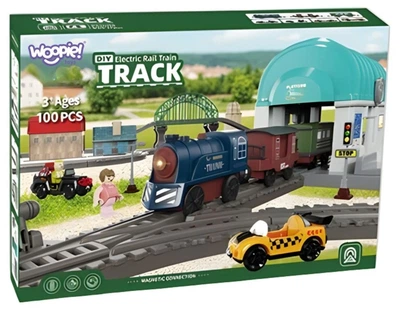 Kolejka elektryczna Woopie Miasteczko 108 elementów (5906280657451)